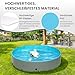 EUGAD Hundepool, Hundepools für große Hunde120x30cm Faltbare Hundeplanschbecken Dog Pool Anti-Rutsch, PVC Hunde Planschbecken Schwimmbecken Kleine Hund Pool Wasserspielzeug Outdoor