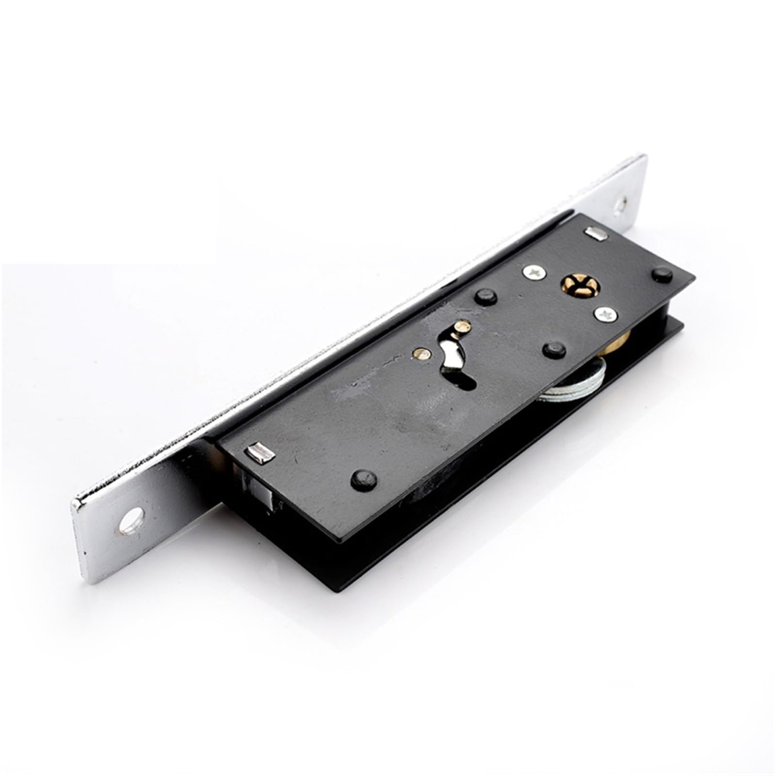 Cerradura de puerta corredera, cerraduras de ventana de aleación de Zinc, cerradura de seguridad for puerta de madera y suelo con llaves cruzadas for herrajes for muebles, 1 Uds.