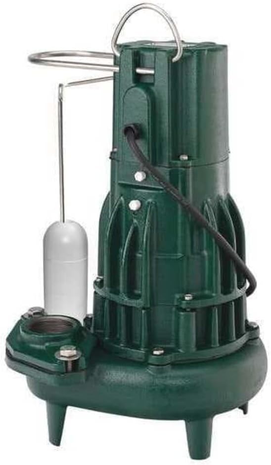 1/2 HP 3" Auto Submersible Sewage Pump 115V Vertical