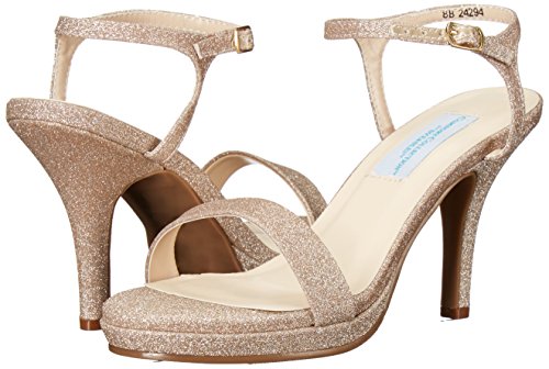 Dyeables Women's Aurora Heeled Sandal, Champagne, 7.5 M Us #TOP6
