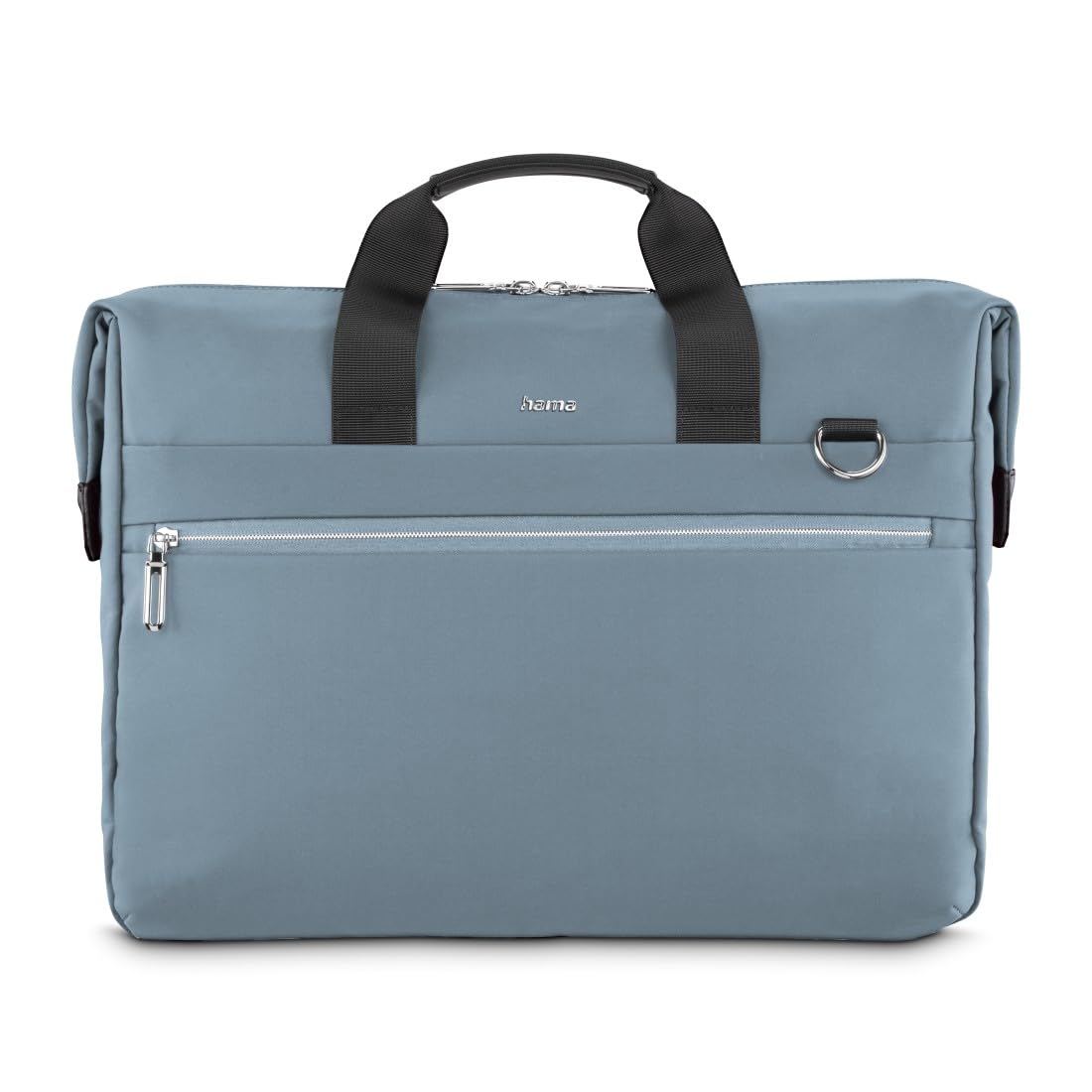 Hama | Maletín para portátil 13,3 pulgadas (funda protectora ordenador resistente acolchada compartimento tablet 12,9 bolso portátil 14,1 pulgadas bandolera ajustable ligera trabajo 10 litros) azul