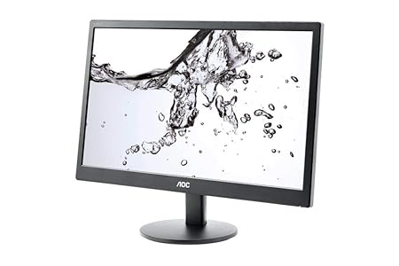 AOC e970swn 18.5-Inch LED-Lit Monitor, 1366 x768 Resolution, 5ms, 20M:1 DCR, VGA, VESA