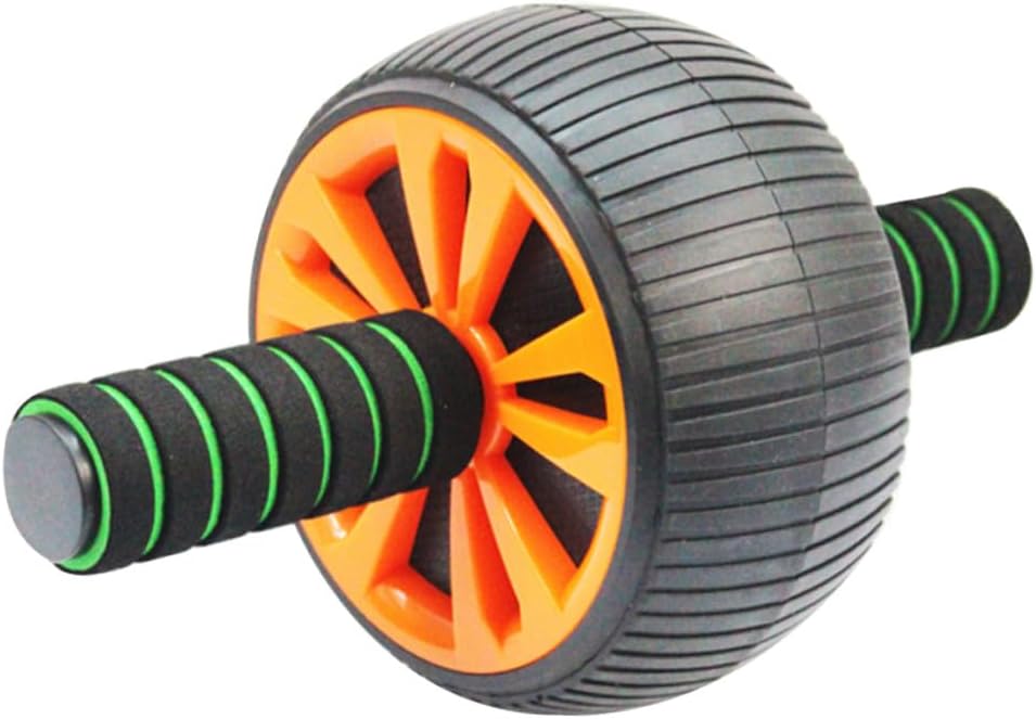 Abdominal Exercise Roller Non-skid Core Ab Wheel Trainer Silent Fitness Device for Home Workout and Muscle Training