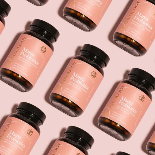 Biomeology Probiotics For Pregnancy, Postpartum, And Breastfeeding | Supports Digestive And Immune Health For Mom And Baby | Morning Sickness Relief | Take With Prenatal Vitamins | 30 Capsules #TOP5