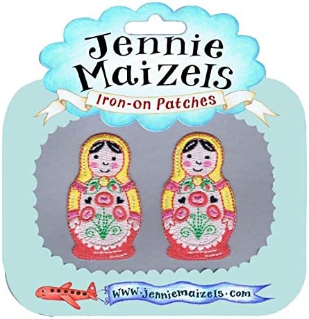 Jennie Maizels Ltd Russian Doll Pair of Iron-on Patches