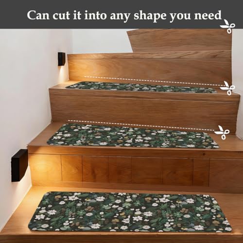 Alfombrillas antideslizantes para peldaños de escalera de 76 x 20 cm Mexpekil 7