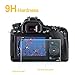 for Canon EOS 80D/70D Screen Protector, Poyiccot 9H Hardness 0.3mm Ultra-Thin DSLR Camera LCD Tempered Glass for Canon 80D/ 70D Digital Camera (1xShoulder Screen Protector+1x Screen Protector Film)