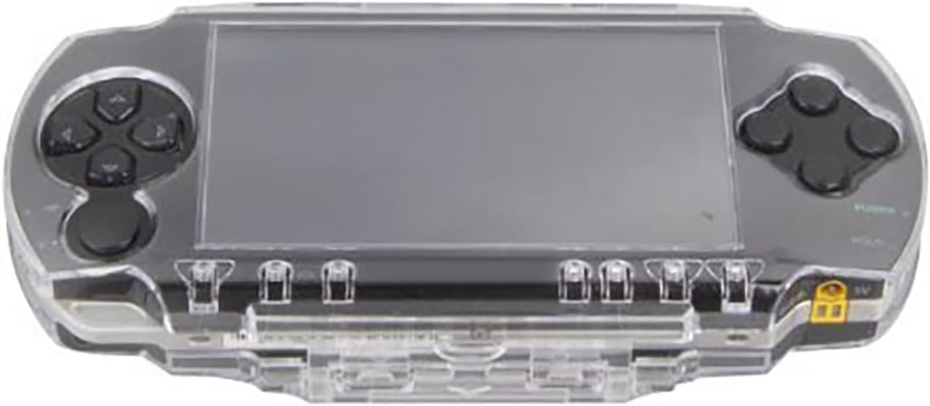 OSTENT Protector Clear Crystal Travel Carry Hard Cover Case Shell for Sony PSP 1000 Game Console