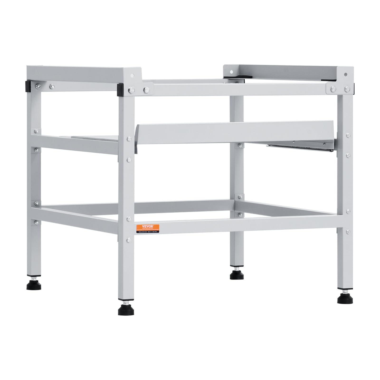 VEVOR Soporte para lavadora de 640 x 635 mm Pedestal para Lavadora de Acero al Carbono Capacidad de Carga de 136 kg Base de Pedestal para Lavadora y Secadora con Bandeja para Levantar Lavadoras