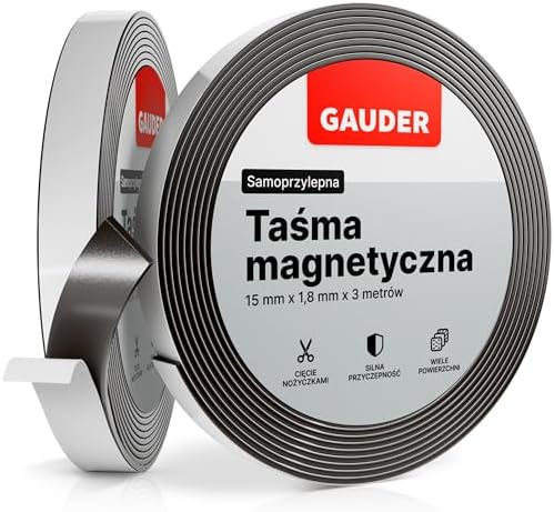 GAUDER Samoprzylepna taśma magnetyczna | samoprzylepna taśma magnetyczna | paski magnetyczne