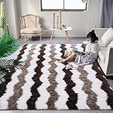 DweIke Super Soft Shaggy Rugs Carpets, 4x6 Feet, Plush Area Rugs for Living Room Bedroom, Fluffy ​Ru