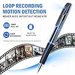 Hidden Camera Pen 1080P HD Mini Cameras Security 64GB Cam for Home | Wireless Nanny Cam for Pet/Kids/Business/Learning