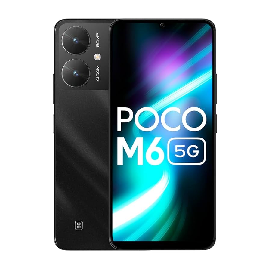 POCO M6 ブラック 8GB RAM 256GB ROM Xiaomi Poco M6 Pro Black (8 GB / 256 GB) - Mobile phone
