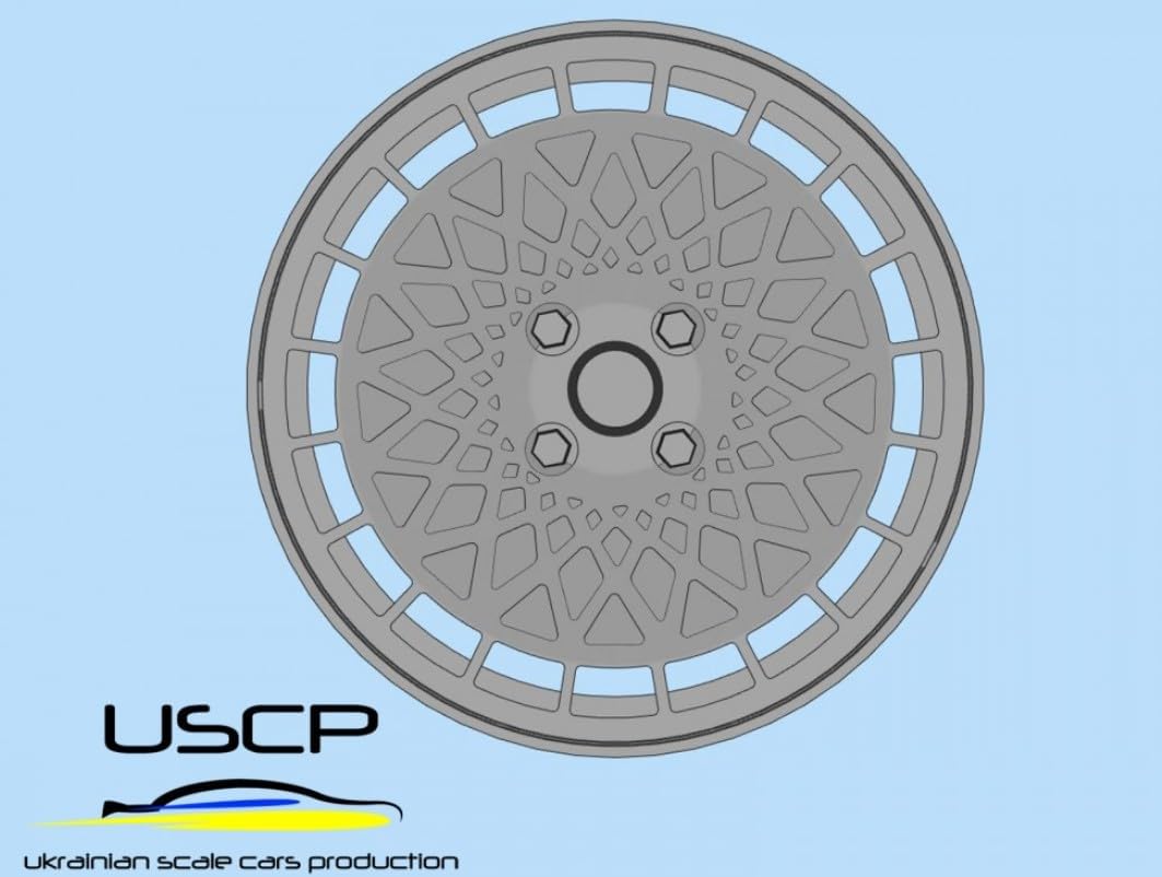 USCP 24P057 1/24 MTechnica Turbo 17'' Resin Model Scale Model/Replica