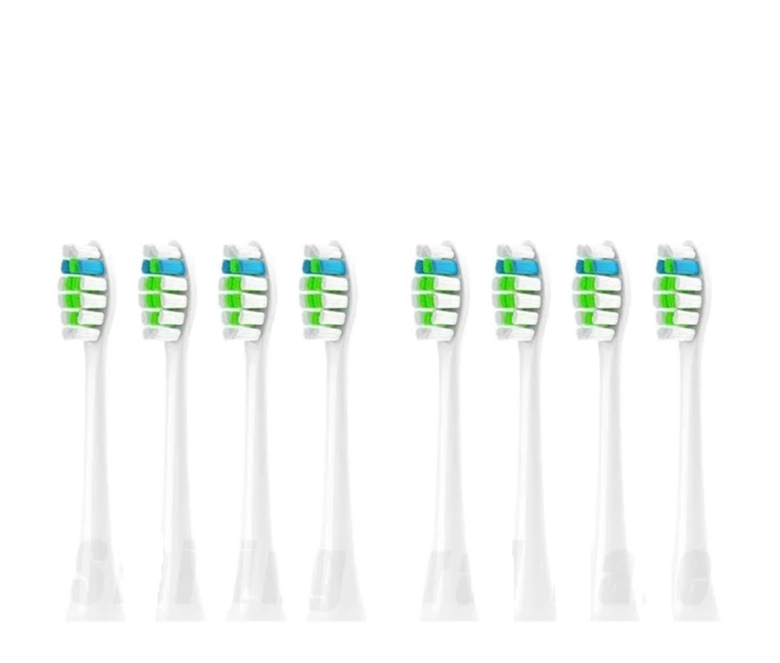 Testine e ugelli di ricambio, compatibili con spazzolini elettrici P7‑P11 P15 P20 P30 K10(8PCS White)