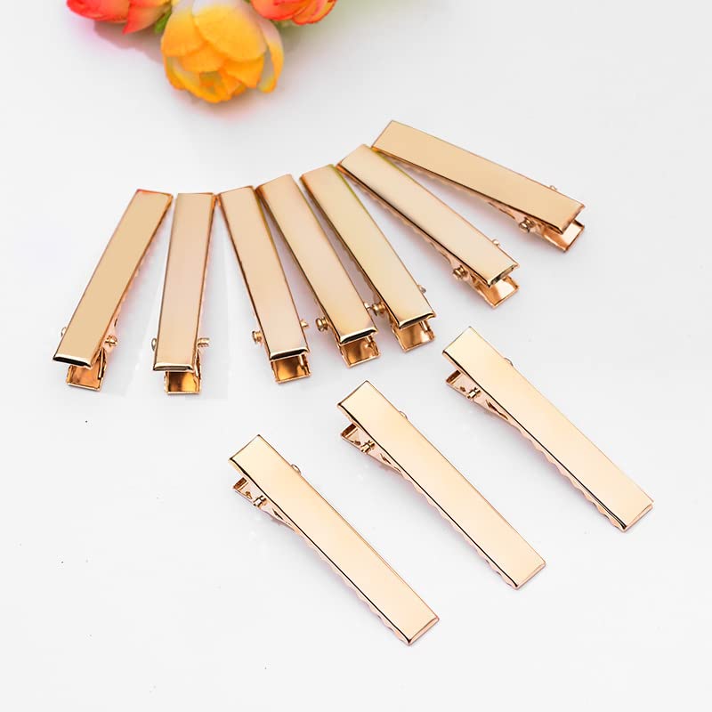 120 piezas pinzas de canutillo doradas para cabello miniatura 3