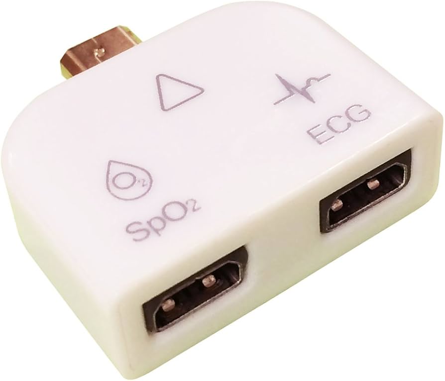 Amazon.co.jp: checkme electrocardiac oxy adapter (ECG+SpO2