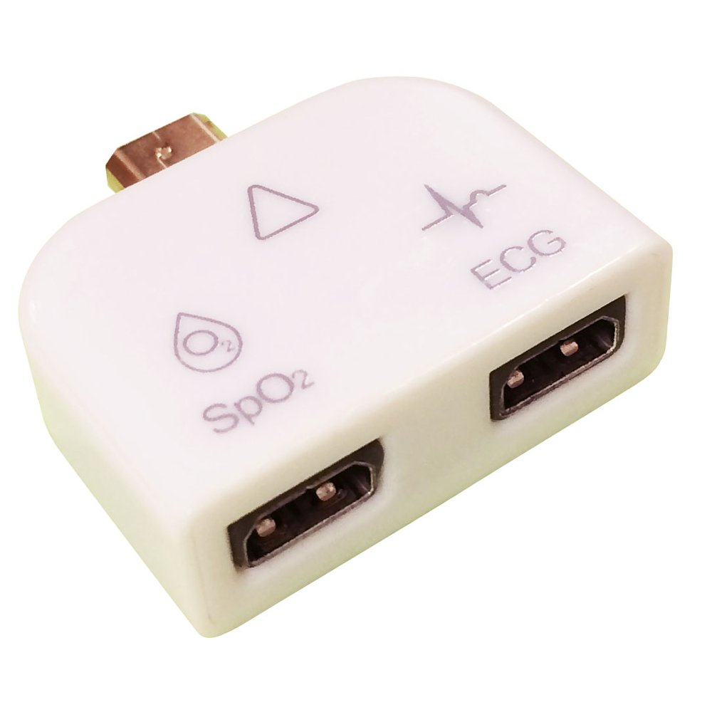 Amazon.co.jp: checkme electrocardiac oxy adapter (ECG+SpO2