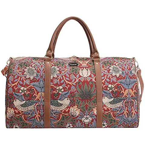 Signare Tapiz Grande Bolsas de Viaje Mujer con diseños de William Morris Cover