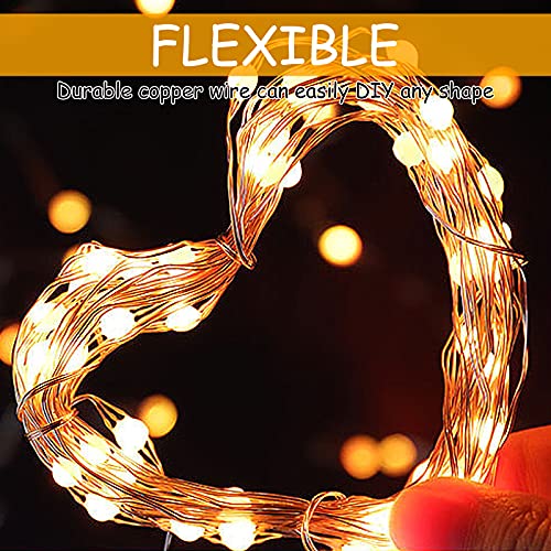 Fairy Lights Led Fairy String Lights, Battery Powered String Lights 16Ft Copper Wire Fairy Lights, Mini Battery Powered Lights For Diy Bedroom, Christmas, Parties, Wedding, Outdoor Indoor #TOP2