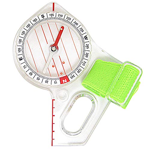 Cuasting Professional Outdoor Thumb Compass Competition Elite Direction Compass Portable Compass Map Scale