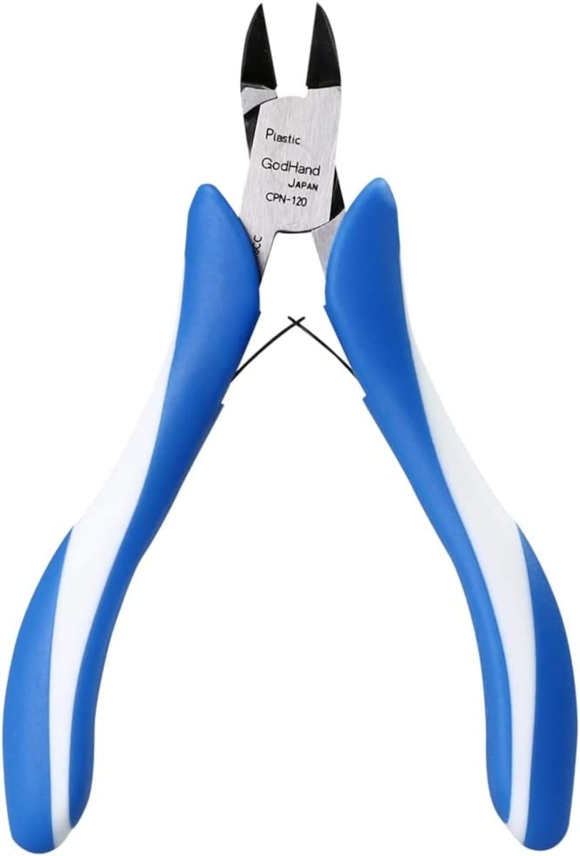 GodHand CPN-120 Craft Grip Series Hobby Plastic Nipper, Blue
