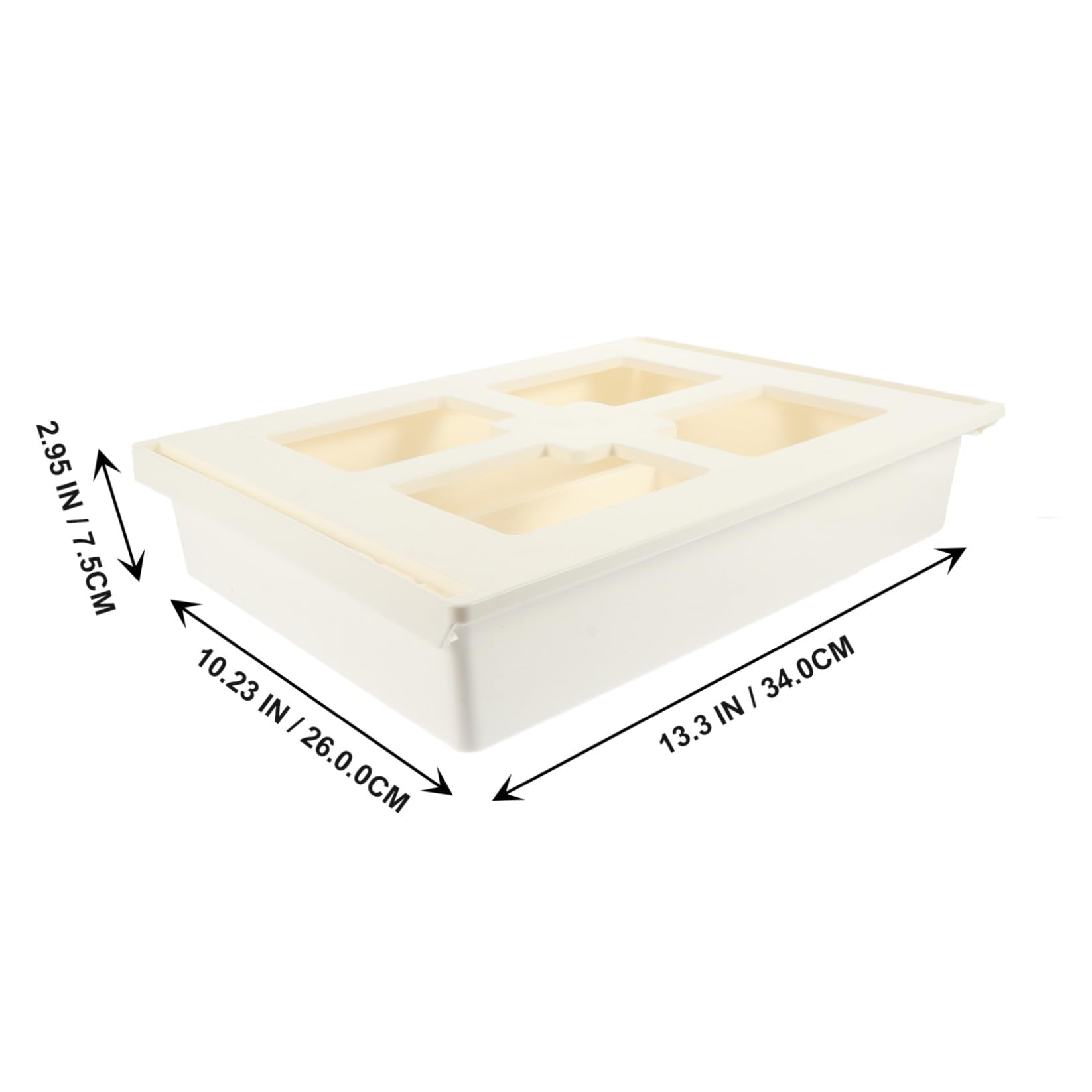 PLAFOPE Cassetto Nascosto da Fissare la Scrivania in Plastica Resistente e Risparmio Spazio per Organizer Ufficio e Accessori