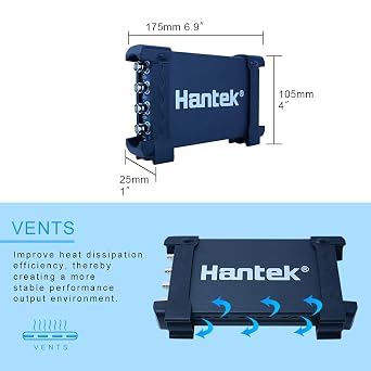 Hantek 6254BE Digital Oscilloscope 250MHz Bandwidth Automotive Oscilloscope