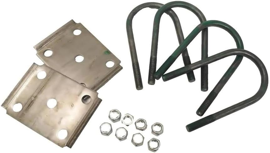 UBK-5200-R U Bolt Trailer axle Spring Mount kit - for GD u Bolts - Trailer Parts Part Number：5200# 6000# - The Size is：3" x 6-1/2"