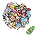 Ciondoli per Scarpe, 50 Pcs Different PVC Shoe Charms,Charm Decorativo Mix color Colori e Stili Casuali,for Croc Shoes & Bracelet Wristband Kids Party Birthday Gifts