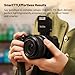 GODOX IT22 S TTL MINI iFlash Camera Flash Light,700+ Flashes & 1.5 s Recycling,6 Stops (1/32 to 1/1 Power),Built in Battery with Magnetic Diffuser & Filter (Black, for Sony)
