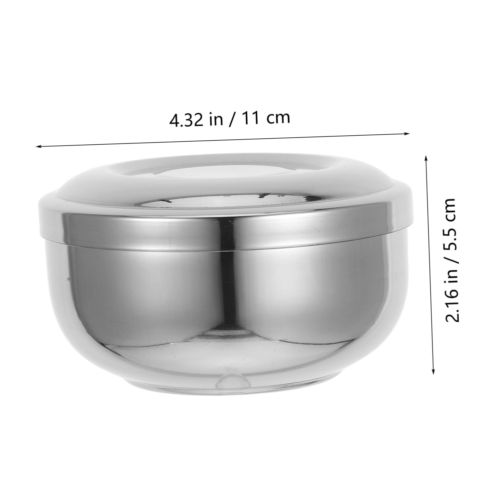 NAMOARLY Shaving Mug Bowl Shave Scuttle Mug Beard Shaving Bowl Lid for Wet Shave