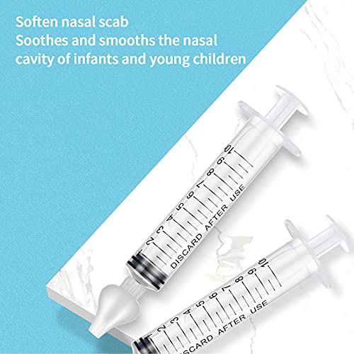 ONEVER Baby Nasal Aspirator - Professional Rinse System Baby Nasal Irrigator Portable Infant Nose Cleaner Quick Rinse Device BPA Free Nose Sucker for Baby Newborn Infants Kids Children