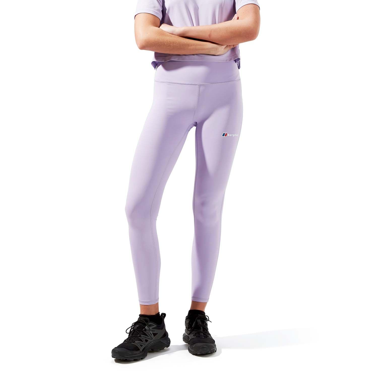 Berghaus Women's Big Logo Core Leggings in Purple