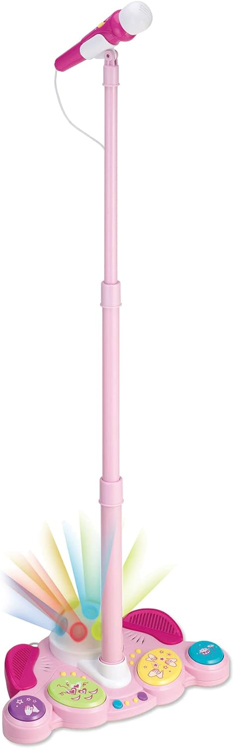 Little Virtuoso Peerless Performer Kids Microphone in Pink, Ages 3 and Up