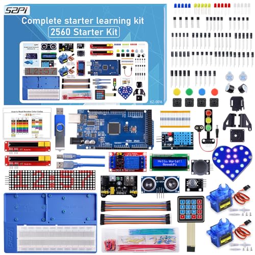 GeeekPi Arduino MEGA 2560 R3 Complete Starter Kit with Tutorial