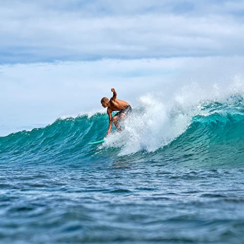 Wavestorm -Foam 5'6" Surfboard/Fish Swallow Tail Surfboard Soft Top for Beginners and All Surfing Levels Youth Complete Set Includes Leash and Multiple Fins by WaveStorm - Image 8