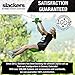 slackers 40 ft Falcon Zipline - Kids Outdoor Zip line Kit - Great Outdoor Play Equipment for Kids and Teens Under 200 lbs - Recommended Ages 7+