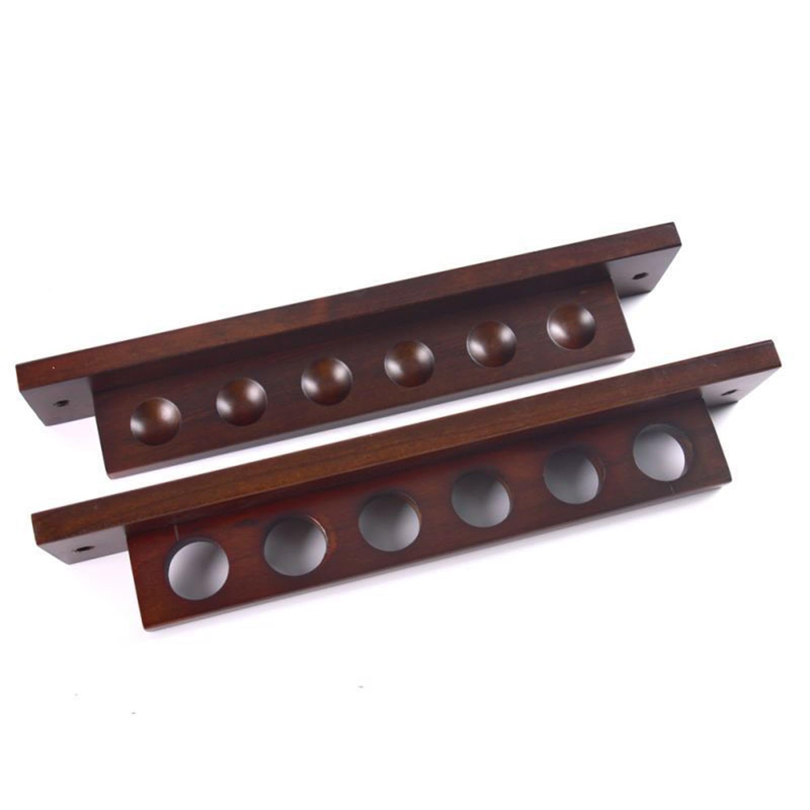 Rockible Soporte para Tacos de Billar de Pared para 6 Tacos