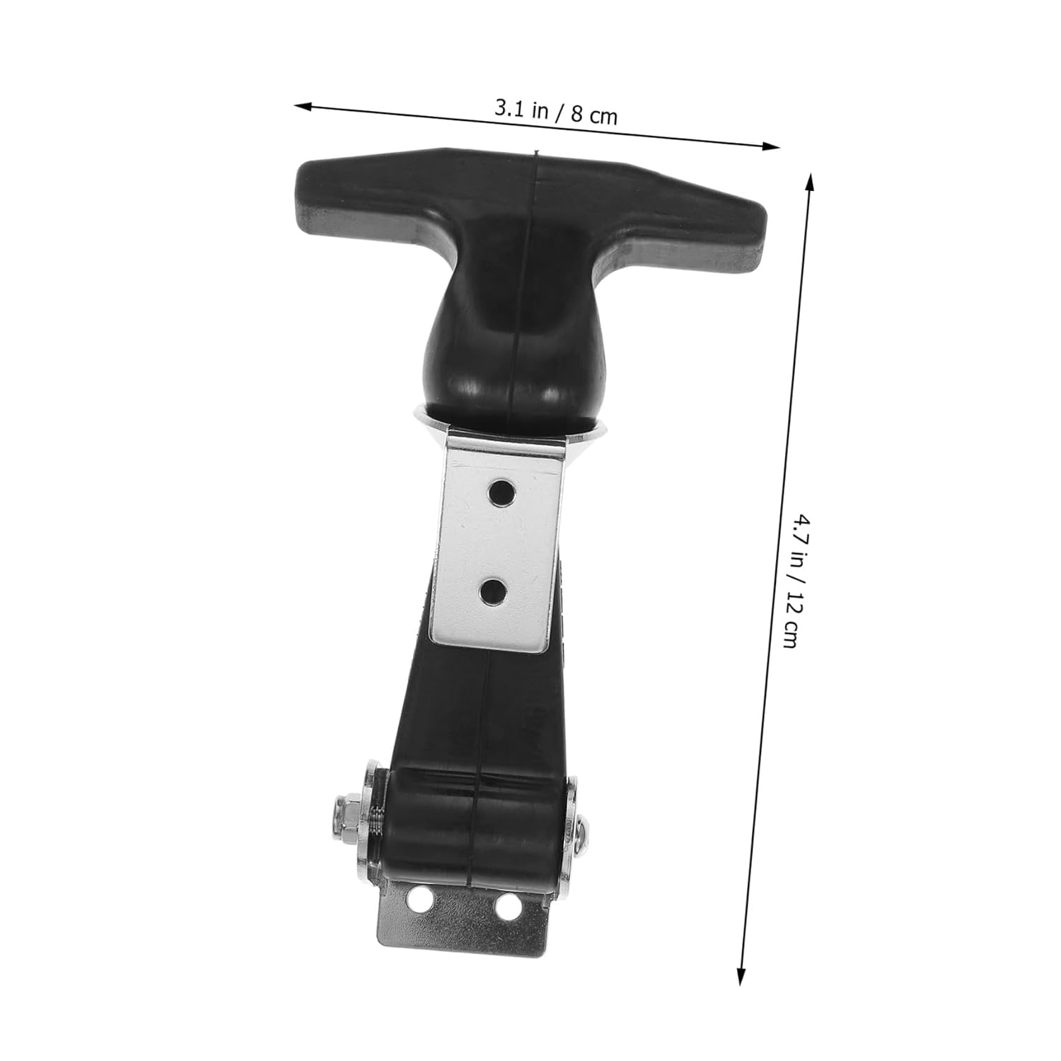 Stainless Steel Rubber T Handle Latches 2 Pack for Tool Box