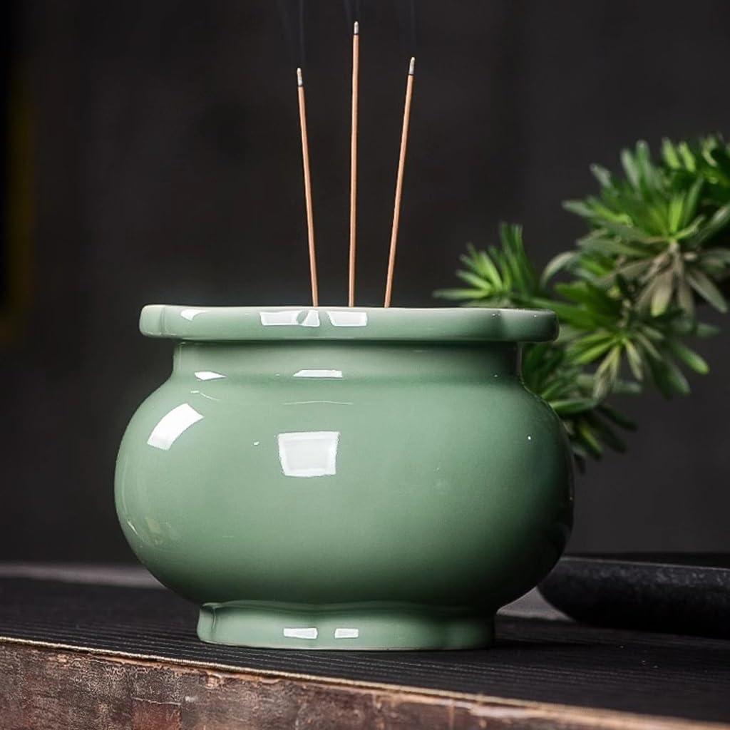 Incense Holder Incense Burner Incense Waterfall Incense Furnace Home Indoor Worship Ceramics for Buddha Incense Incense Burner Incense Burner Aromatherapy Furnace Backflow Incense Burner