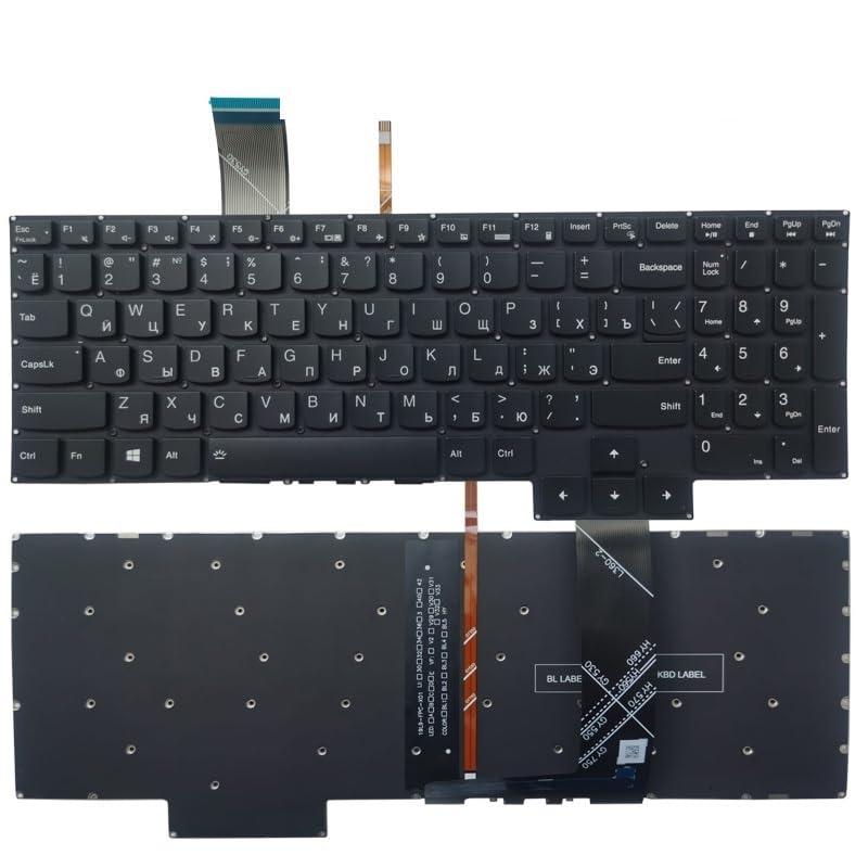 Clavier de rechange Lenovo Legion 5-15arh05 pour réparer les touches bloquées ou usées