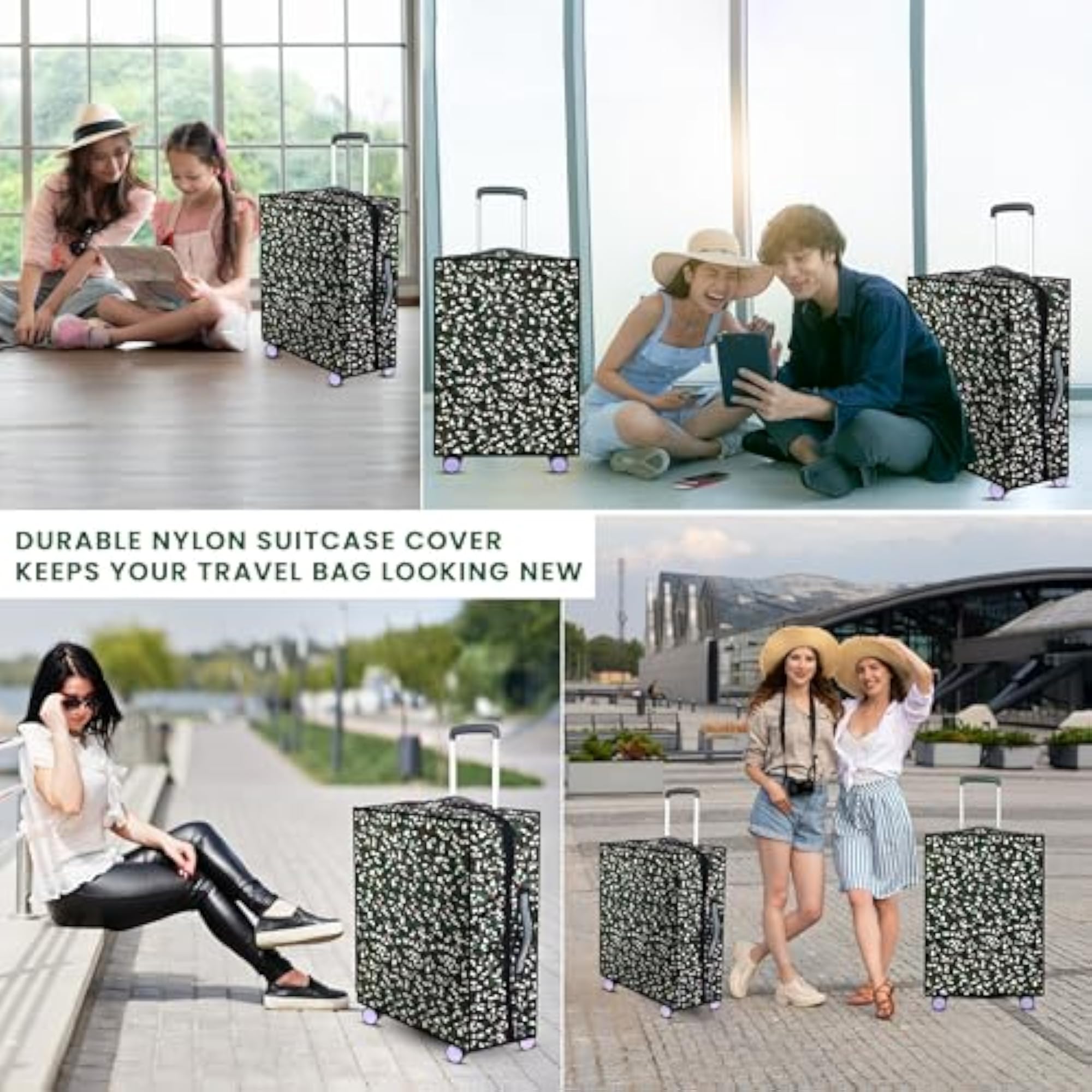 Military Print Trolley Bag Cover, Set of 3