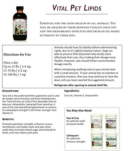 Vital Pet Lipids For Cats & Dogs 4Oz #TOP4