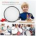 BESPORTBLE Marching Snare Drum Drumsticks Strap and Gloves Educational Musical for Develop Rhythm and Concentration
