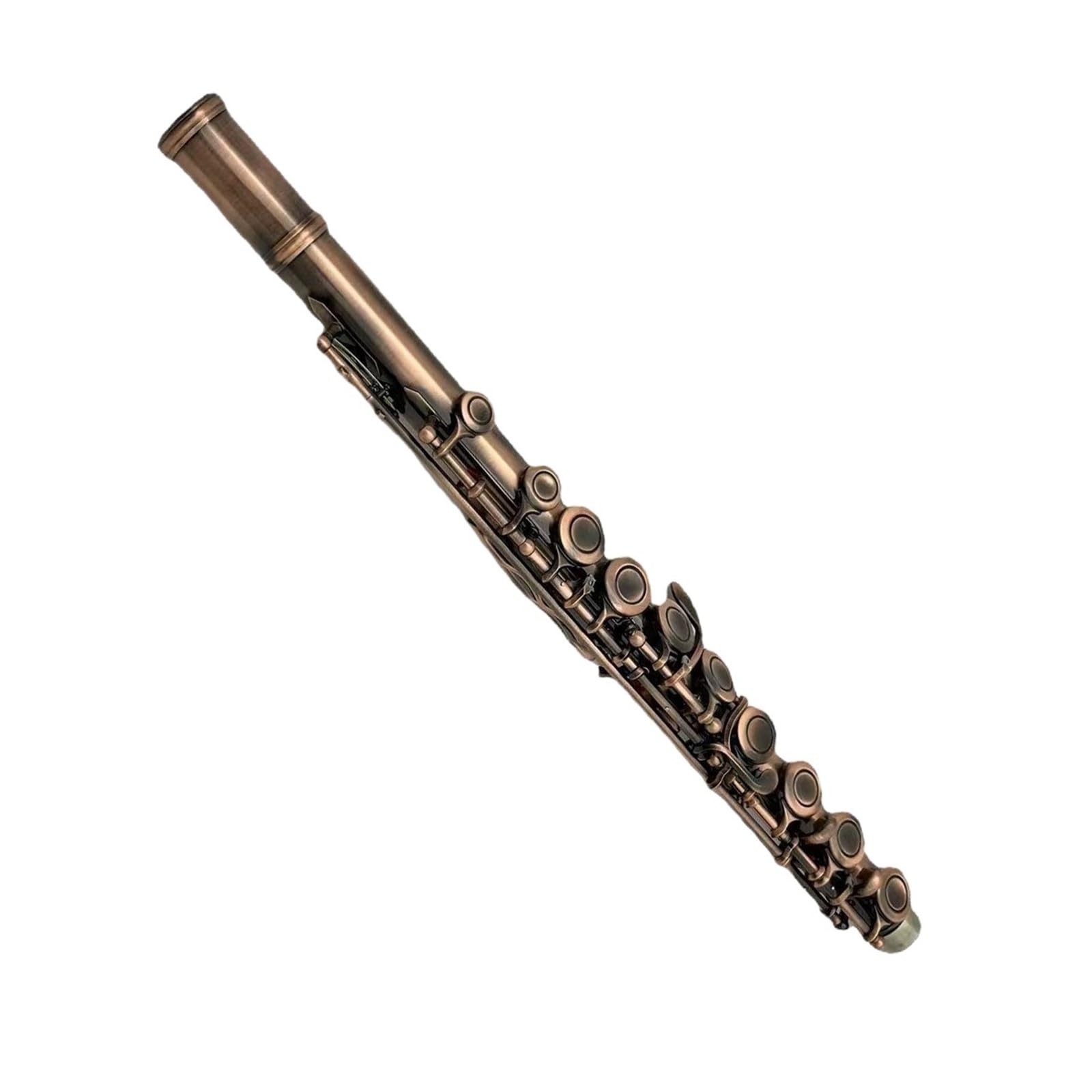 Flauta Principiantes Flauta de bronce estándar en clave C para principiantes que tocan instrumentos de viento