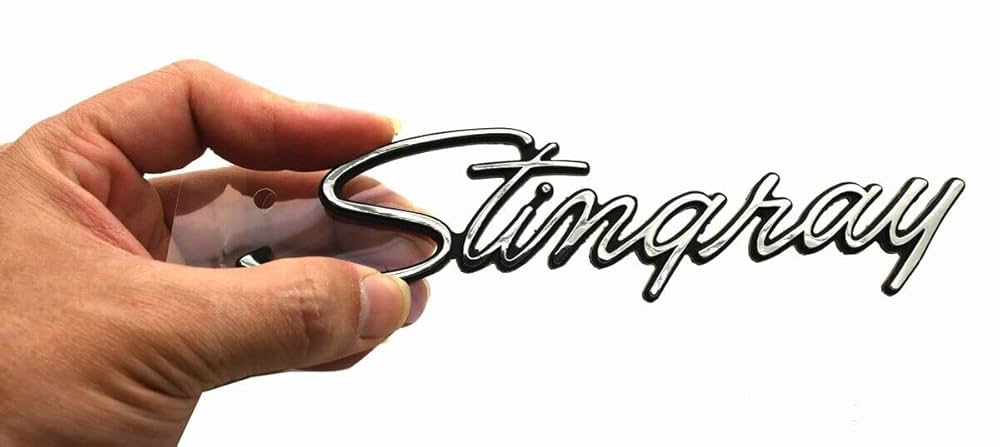 1x 1969-1973 Corvette C3 Stingray Emblems 3D Badges Front