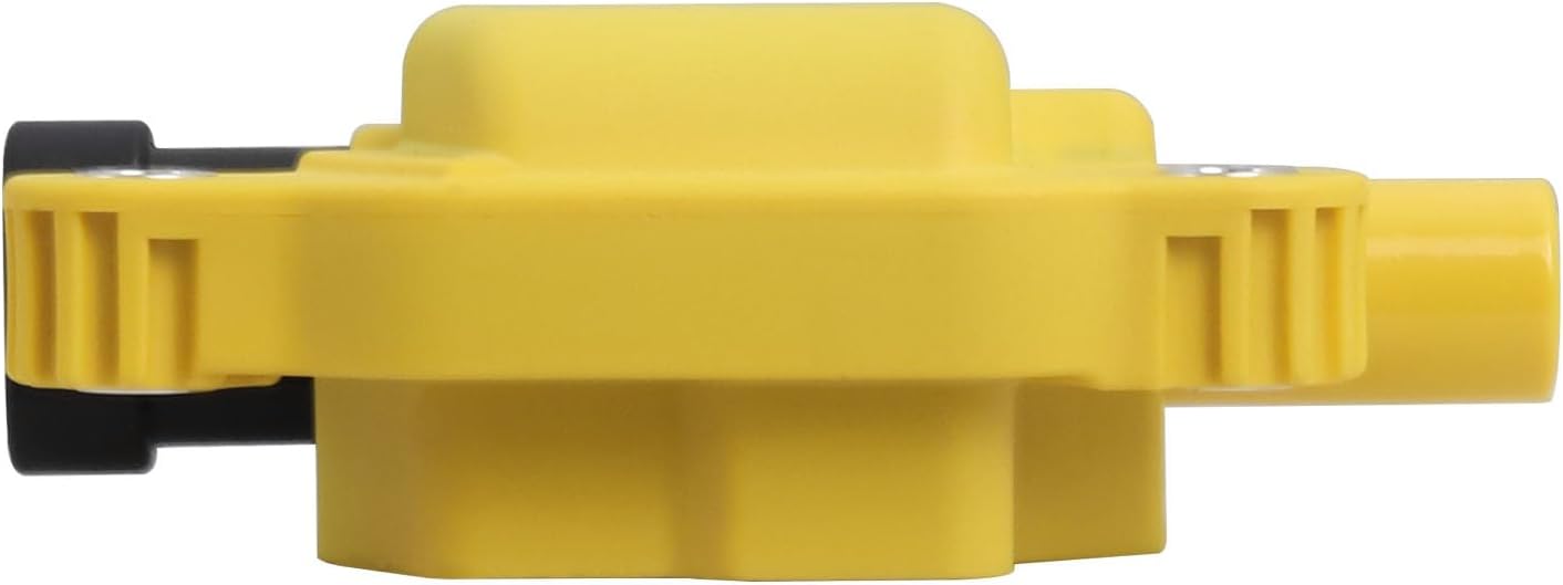 12611424 ENA Set of 8 Yellow Square Ignition Coil Pack Compatible with Chevy Silverado 1500 Avalanche Tahoe Suburban GMC Yukon Sierra G8 Grand Prix H3 V8 2007 2008 2009 2010 2011 for UF413 12570616