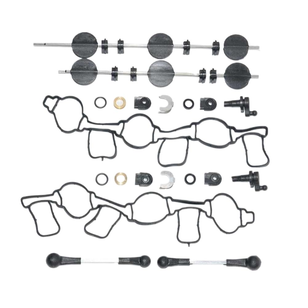 Intake Manifold Swirl Flaps Gasket Kit 059129711 059129712 Compatible with A4 A5 A6 A8 Q5 Q7 2.7 3.0TDI