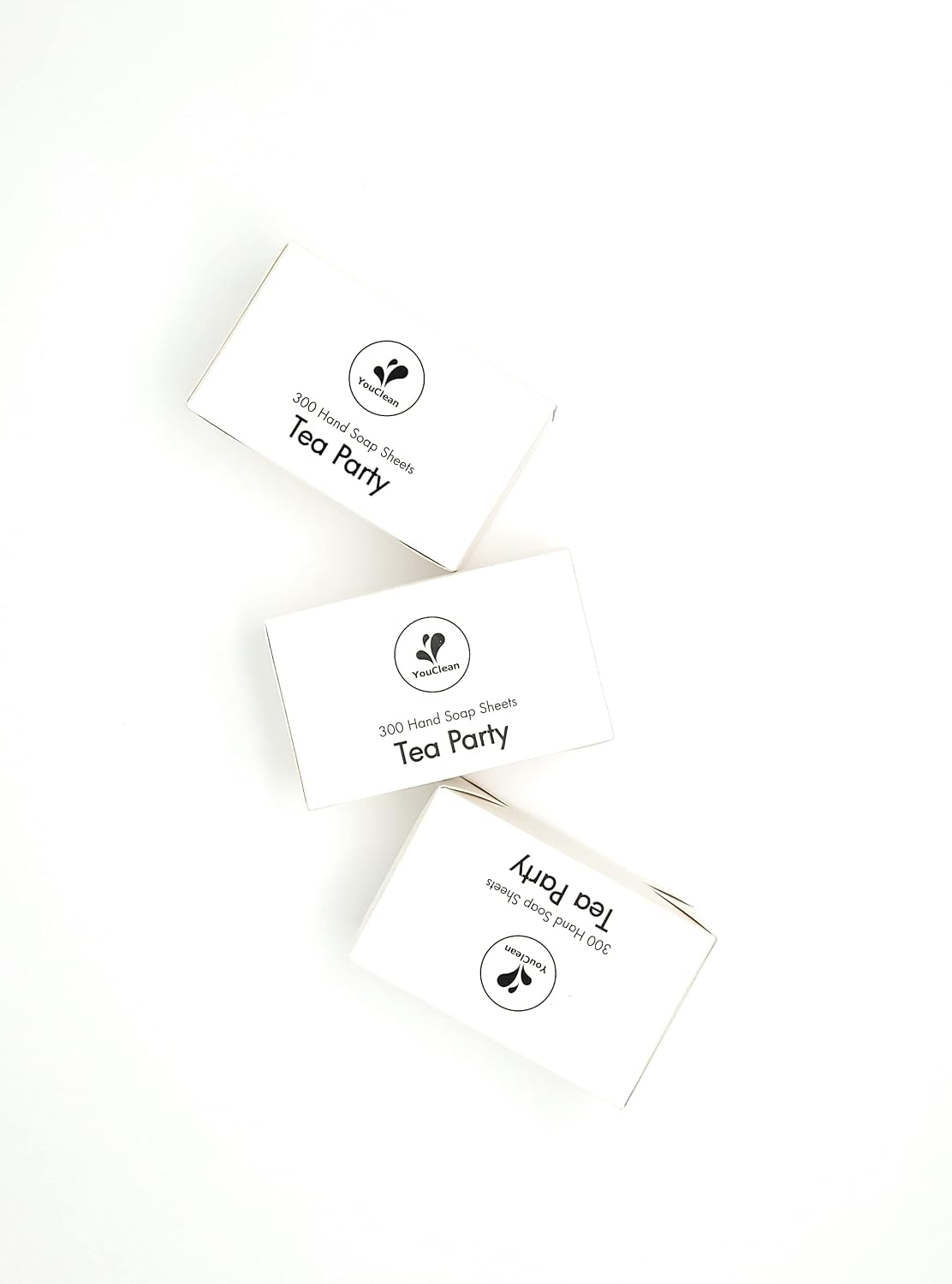 300 Travel Hand Soap Sheets - Pocket/Purse/Wallet/Backpack -Great for Outdoor Camping or Daily Use (Tea Party) (Tea Party)